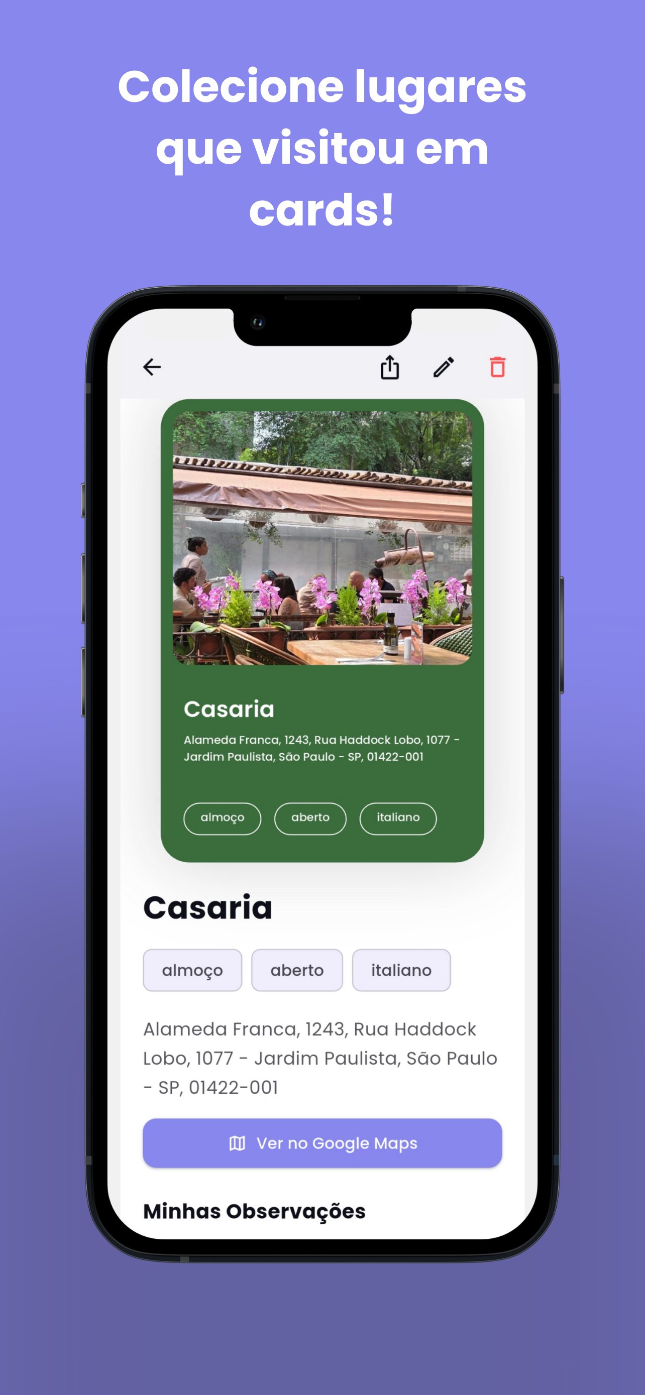 Tela do app Decki - destaque 2